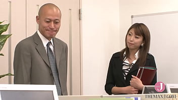 Erotic Japanese secretary work in office while vibrator stuck in her pussy - Shoko Akiyama [HODV-20630]
