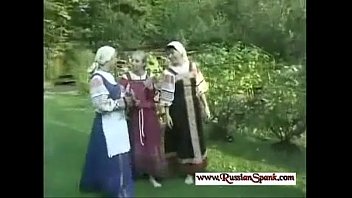 Severe Spanking For Russian Girl in The Forest