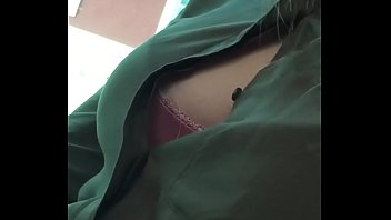 Young girl shows boob Which made my dick hard.