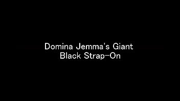 Domina Jemma's Giant Black Strap-On - Divine Fucking Cock