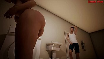 My Mom is Washing Clothes, I Spied on Her, She's Very Good With Her Huge Ass and Big Tits I Fuck Her in the Anal Ass - Dark Neighbor Epi 18 Download Game Here: 