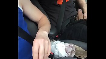 jacking off in the car with my big bro and my BF