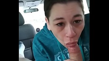Blowjob and rimming in car