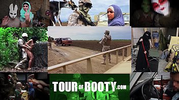 TOUROFBOOTY - Young Hooker In Hijab Getting Fucked On The Battlefield
