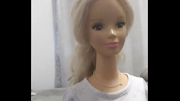 Beautiful Tan Shine Barbie Gets Her Thoracic Cavity Hammered