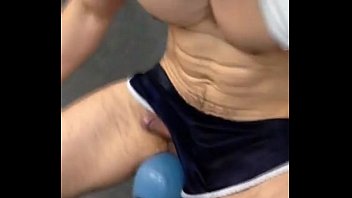 Got piss showered while working out in a public gym