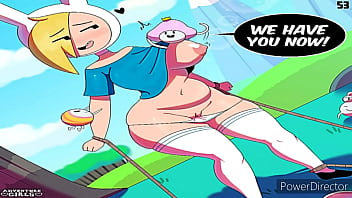 Adventure Time - Fionna, Marceline, Princess Bubblegum and Flame Big Ass, Big Tits, Big Boobs Cartoon